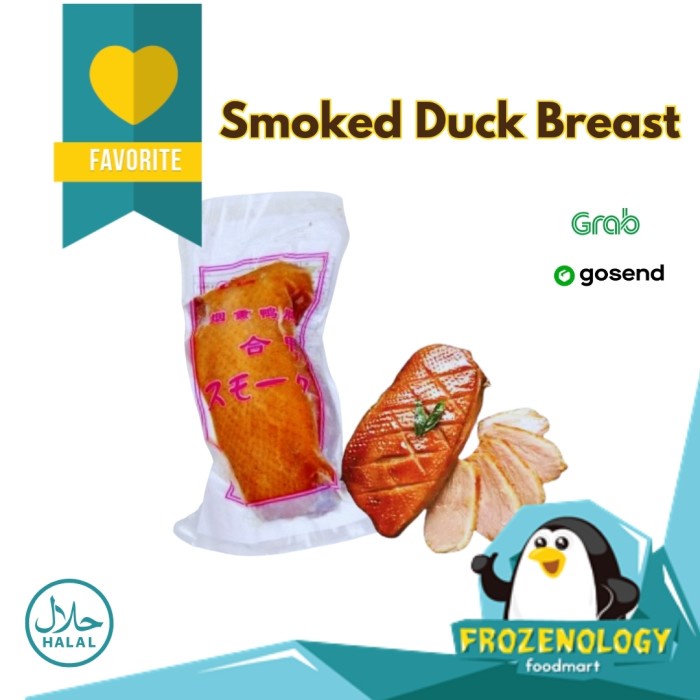 

Lezat- Smoked Duck Breast Import / Daging Bebek Asap Premium Frozen Halal