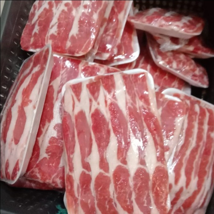 

Lezat- PROMO!!! BEEF SLICE FAT (SHABU SHABU/ YAKINIKU/ SUKIYAKI)