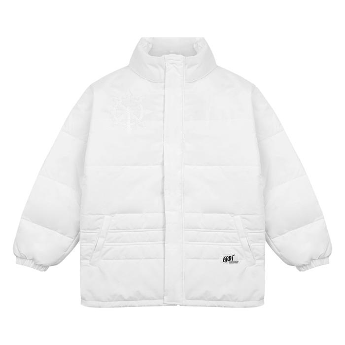GRDT - Puffer Jacket Basic Logo White