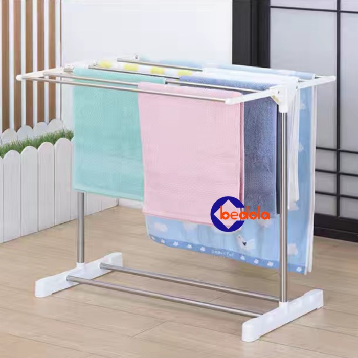 Bedola Rak jemuran handuk rak handuk jemuran hijab