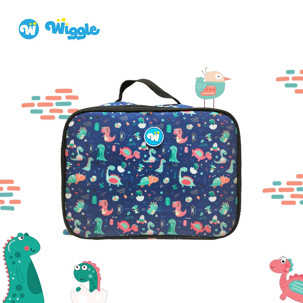 TAS BEKAL / LUNCH BAG ANAK WIGGLE HELLO DINO
