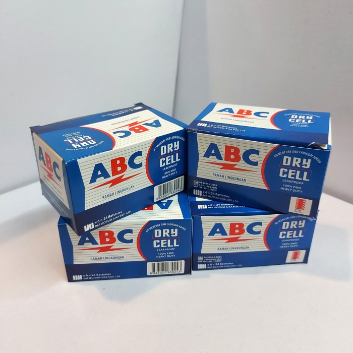 Batu Baterai ABC AA /A2 / Bateray ABC A2