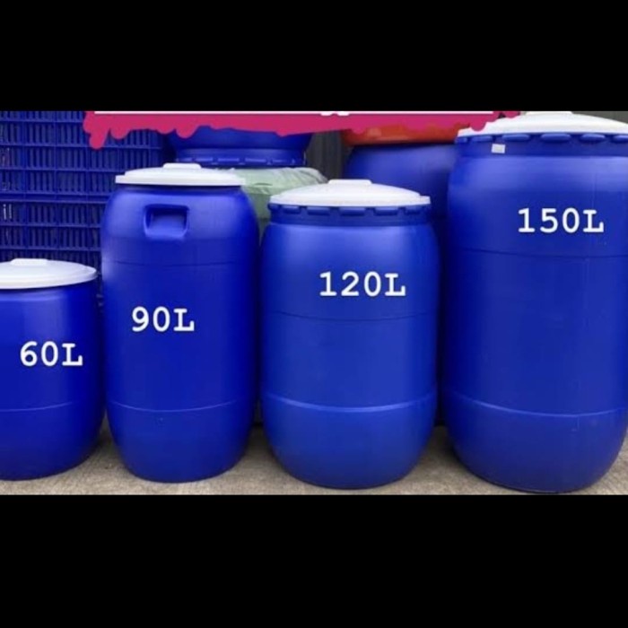 Promo Tong Baru Merk Greenleaf / Drum Air / Tong Sampah / Tong Biru Cod