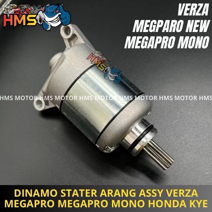 Dinamo Assy Stater Dinamo Assy Starter Arang Stater Megapro New Monoshock Megapro New Verza Honda