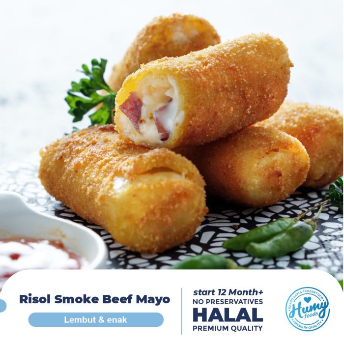 

Risoles Smoke Beef Mayonaise Homemade No Msg Pengawet