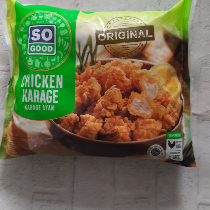 

Lezat- sogood chicken karage 400gr