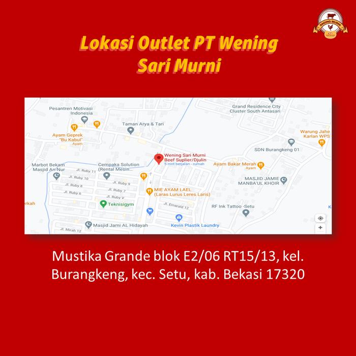 

Lezat- Daging Sop Kemasan 500 gr Daging Murni