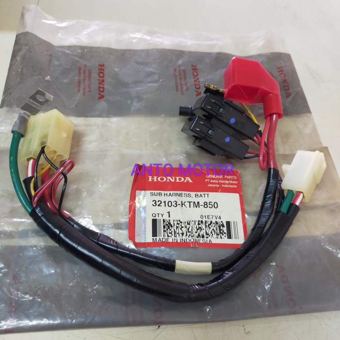 Diskon Kabel Body Aki Kabel Aki Min-Plus Supra X 125 Old Asli Honda Ahm