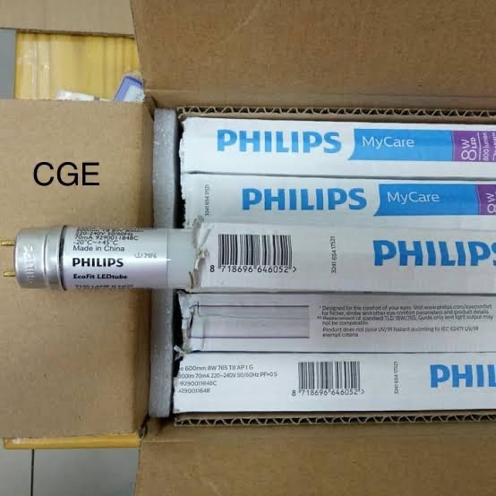 tl t8 led ecofit 8w philips