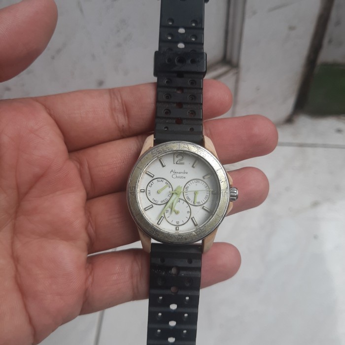 jam tangan alexandre christie chono bekas *