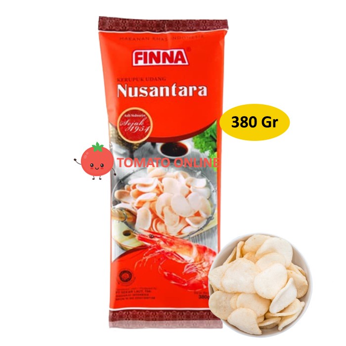 

Finna / Kerupuk Udang Nusantara / Prawn Cracker Halal / 380 Gr 380Gr