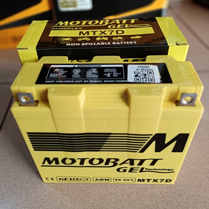 Aki motor Motobatt MTX7D