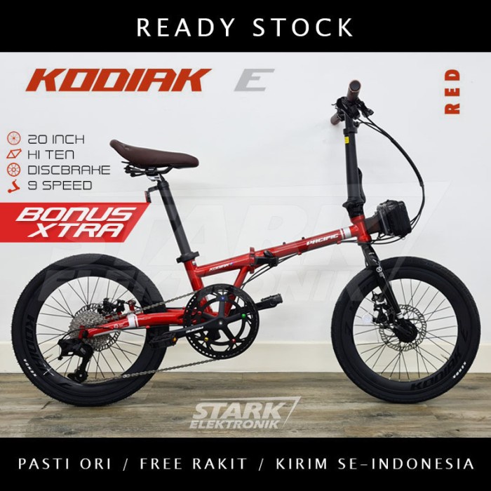 Pacific Kodiak E 20 In Sepeda Lipat Folding Bike