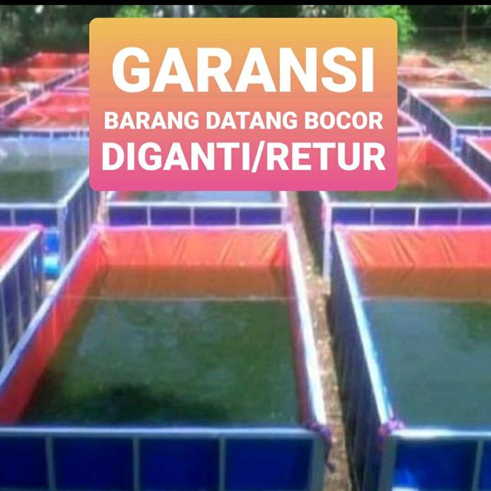 Pet- terpal kolam ikan 200x300x100