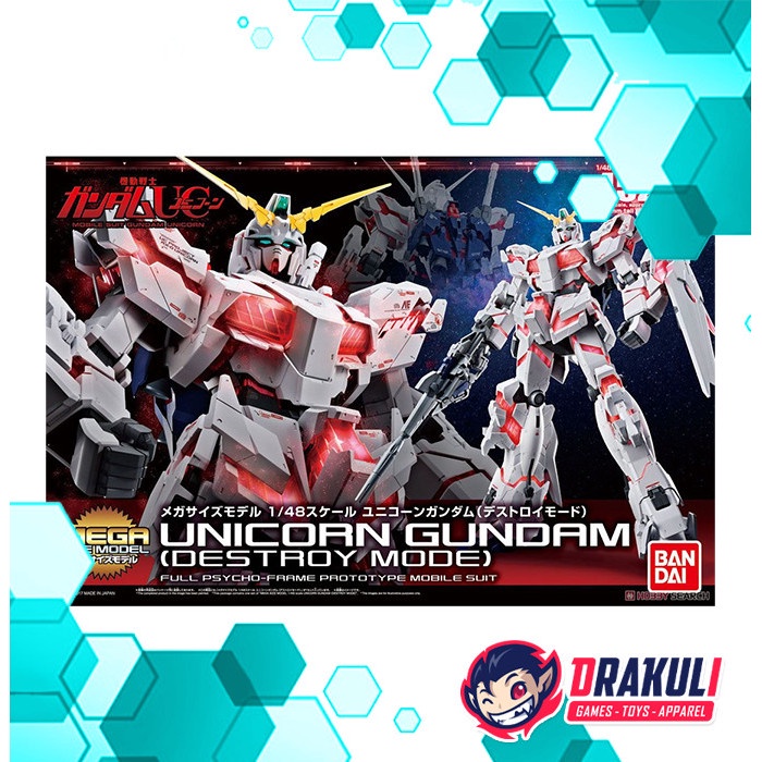 SALE BANDAI PLAMO MEGA SIZE MODEL UNICORN GUNDAM (DESTROY MODE) READYY