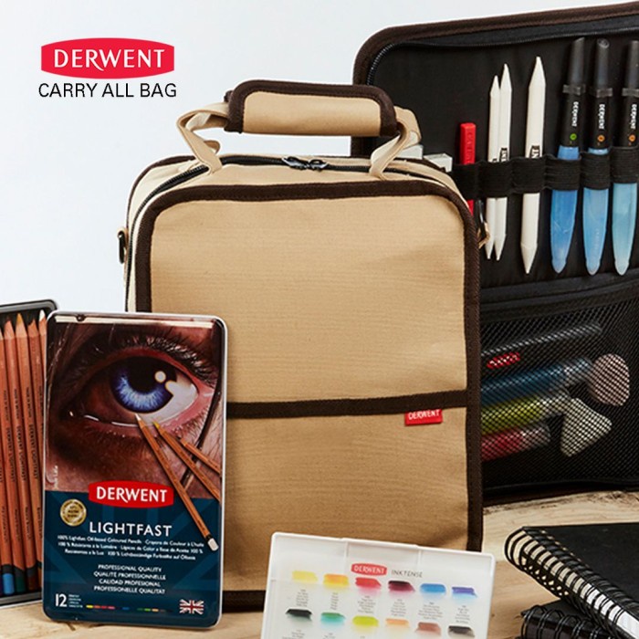 

TERLARIS Derwent Carry All Bag - Pencil Bag, Tas Pensil