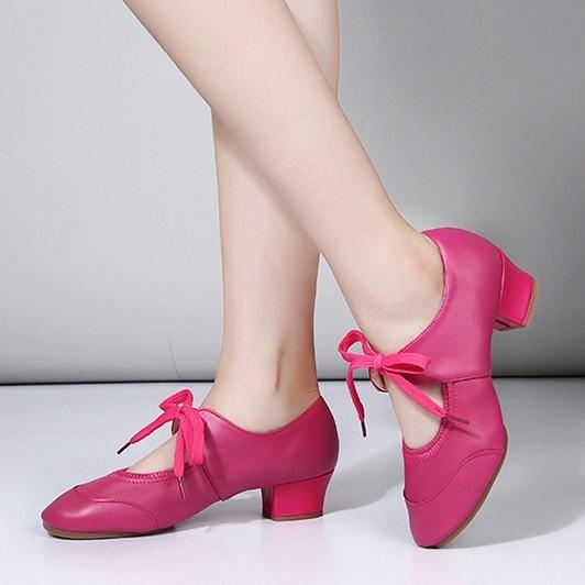 Sepatu Dance Wanita Sepatu Hak 4Cm Sepatu Wanita Sepatu Dans Sepatu Heel Sepatu Dansa Latin Wanita