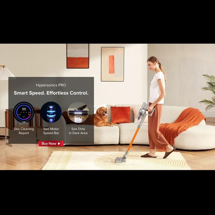 Airbot Hypersonics Pro Cordless Vacuum Cleaner Penyedot Debu Cerdas Vacum Cleaner