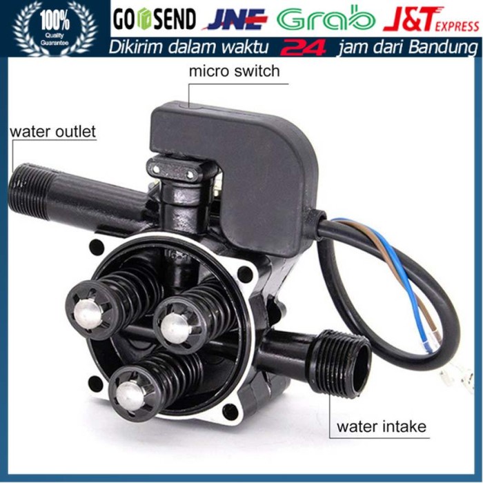 BODY CASING HEAD PUMP SET SWITCH OTOMATIS PISTON JET CLEANER QL 1600 ORIGINAL