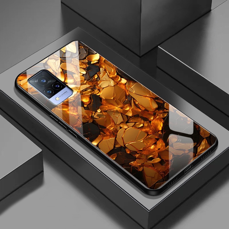 Casing Hp Untuk VIVO V21 4G V21 5G V21s 5G V20 V19 V17 Pro V15 Pro S1 Pro Case Kasing Silikon Softca