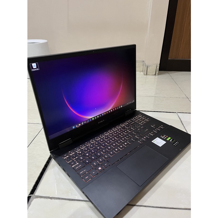 HP Omen 15 2020 GTX 1660 Ti Ryzen 5 4600H 16 GB bukan RTX bekas / second *
