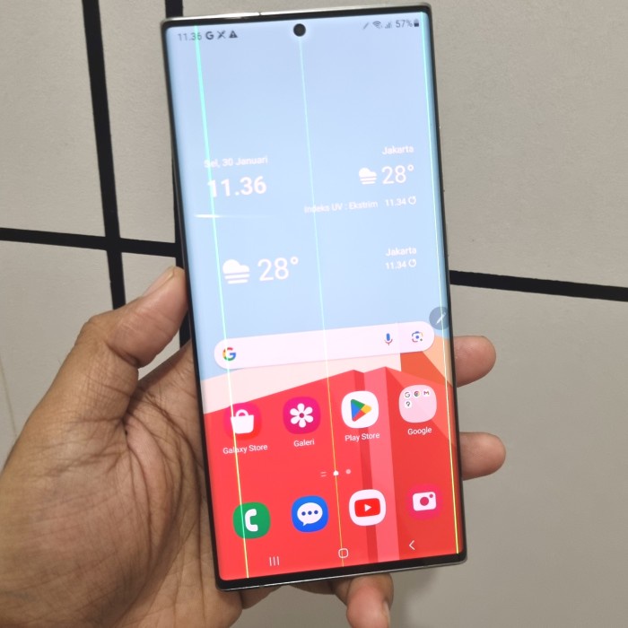 Handphone Samsung Galaxy Note 20 Ultra 8/256 Hp Second Seken Bekas *