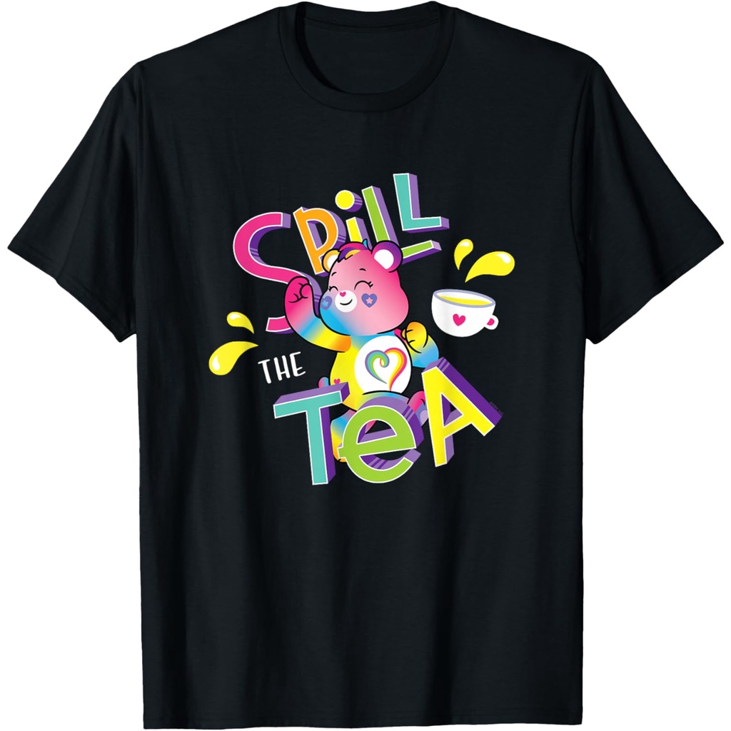 Care Bears Menumpahkan Teh Kindness Keeper Rainbows Kartun T-Shirt