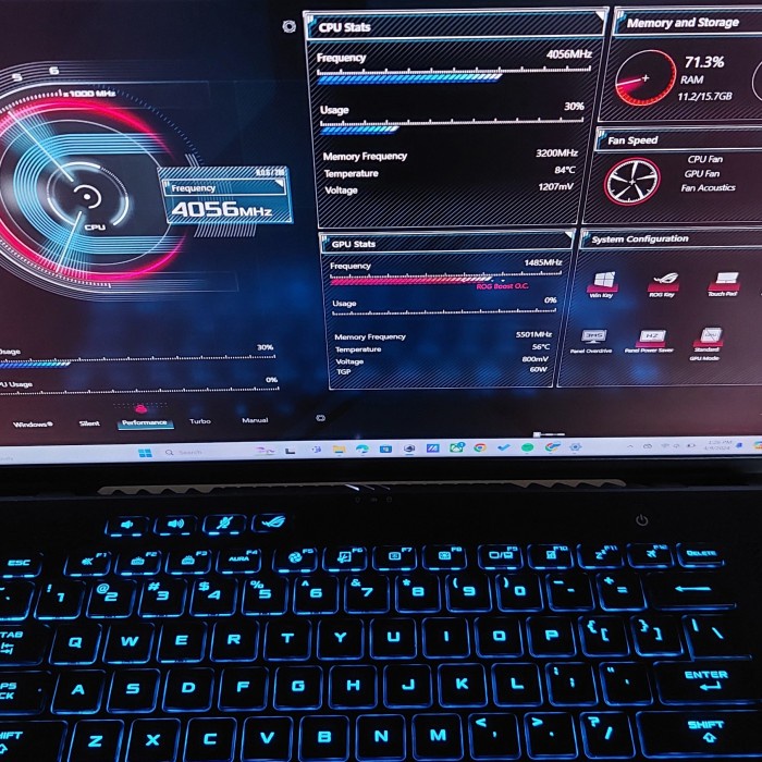 Laptop asus ROG Zephyrus M16 GU603 bekas *