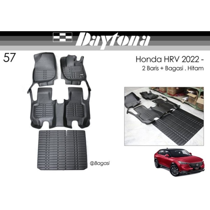 Daytona Karpet 5D Mobil Honda Hrv / Karpet Mobil 5D Hrv 2022