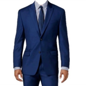 Jas Blazer Formal Slim Fit Jumbo Pria Jas Blezer Resmi Kerja Nikah Wisuda Biru Dongker Navy Polos