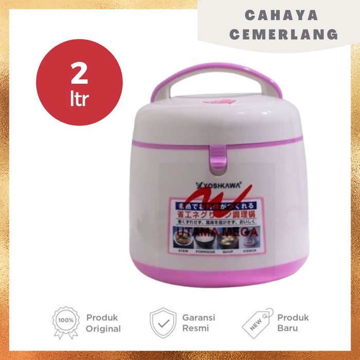 

YOSIKAWA TERMAL MINI COOKER TL-20 kapasitas 2 liter