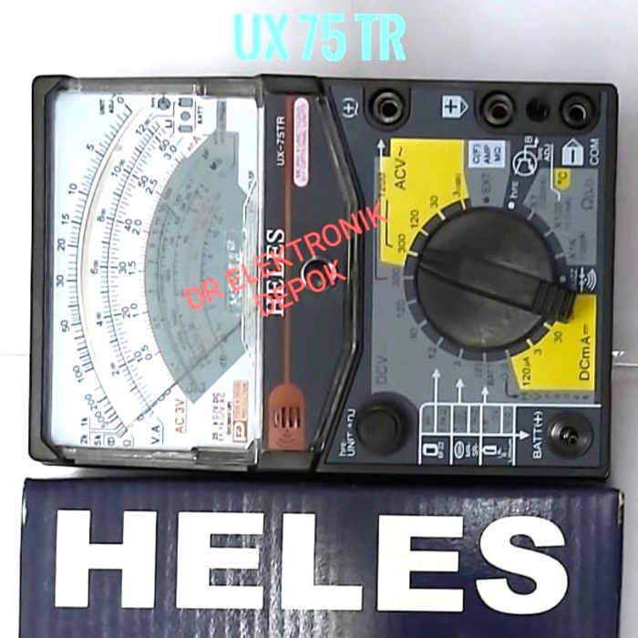 READY STOK Multimeter ORI Avometer Multitester Analog Heles UX 75 TR UX75TR