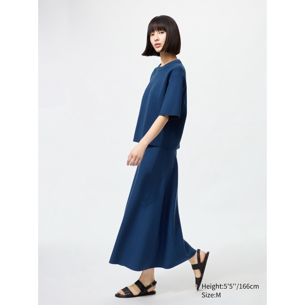 Uniqlo Rok Washable Milano Rib Flare