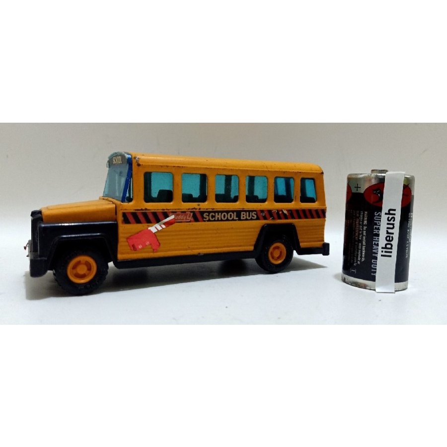 buddy l corp school bus japan diecast public transport tin toys