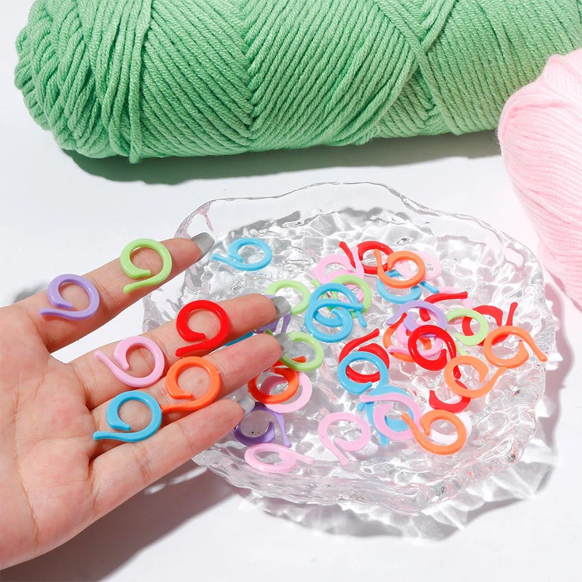 

Purvisco - 1000Pcs/Set Penanda Rajut / Locking Stitch Marker / Peniti Plastik