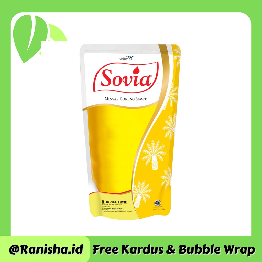 

Sovia Minyak Goreng Sawit Refil 1L