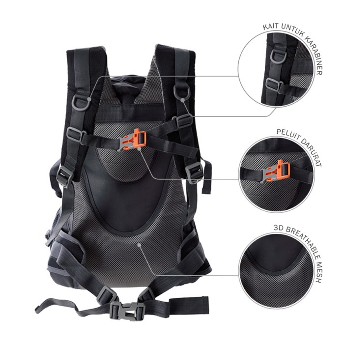 Tas Gunung Tas Ransel Waterproof / Backpack Gunung / Hiking / Carrier 40L