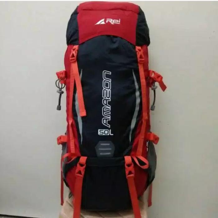 Camping Tas Carrier Rei Amazon 50L-Tas Gunung Rei Amazon-Tas Ransel Rei Amazon