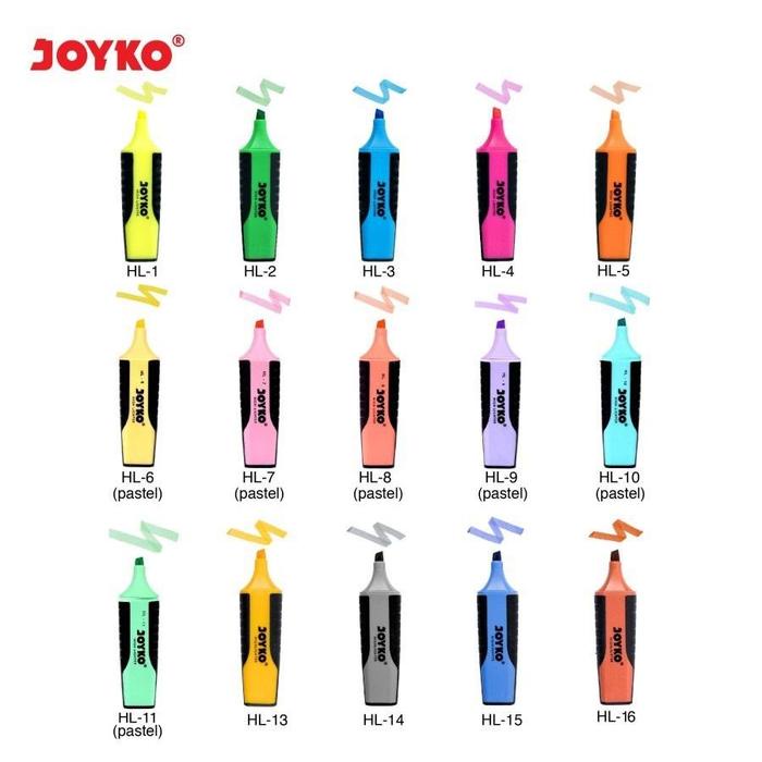 

Highlighter Joyko HL-1/5 (Pcs) Stationery