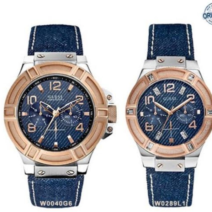 MURAH.. STRAP/TALI JAM TANGAN DENIM GUESS W0040G6/W0289L1