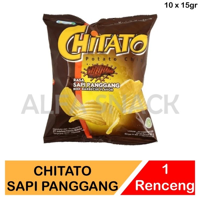 

(TopSeller) Chitato Sapi Panggang Kemasan Renceng 10 pcs x 15 gram