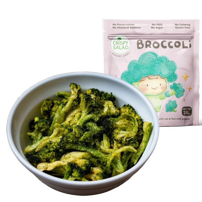 

(TopSeller) CRISPY SALAD - Keripik Sayur Broccoli/Carrot/Edamame/Mixed Tuber Chips