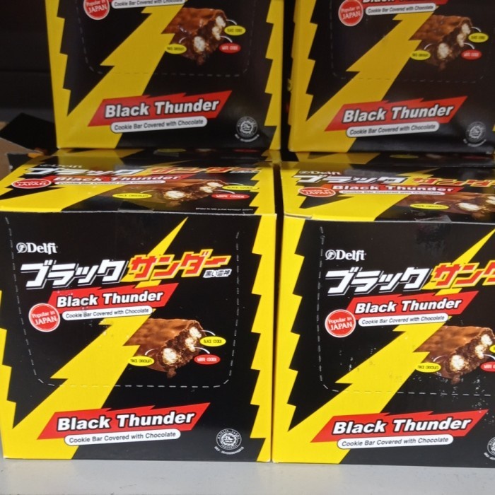 

(TopSeller) delfi black thunder cookie box 12x21gr