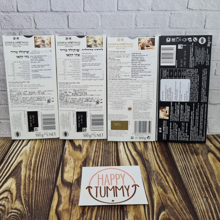 

(TopSeller) lindt excellence dark chocolate original coklat hitam