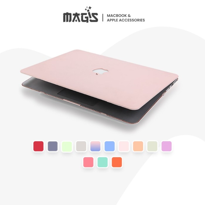Macbook Case Pastel Casing Pelindung Macbook Anti-Scratch Colorfull