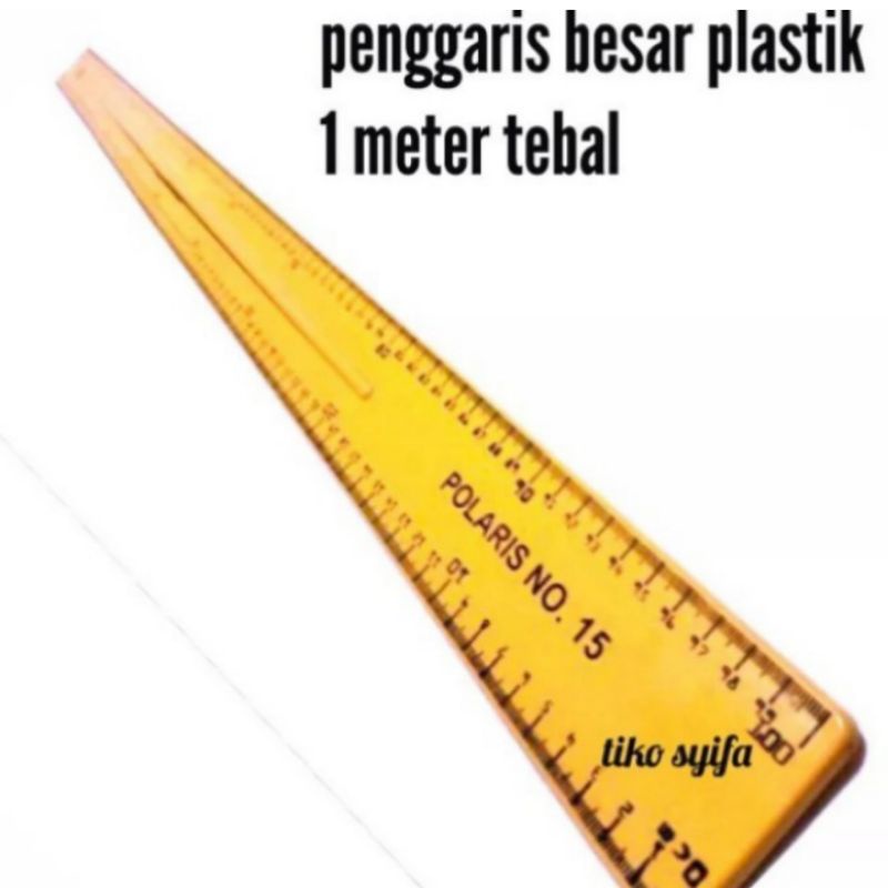 Penggaris pelastik lurus besar 100 cm /penggaris pola 1 meter/ penggaris pola jahit / mistar /jidar