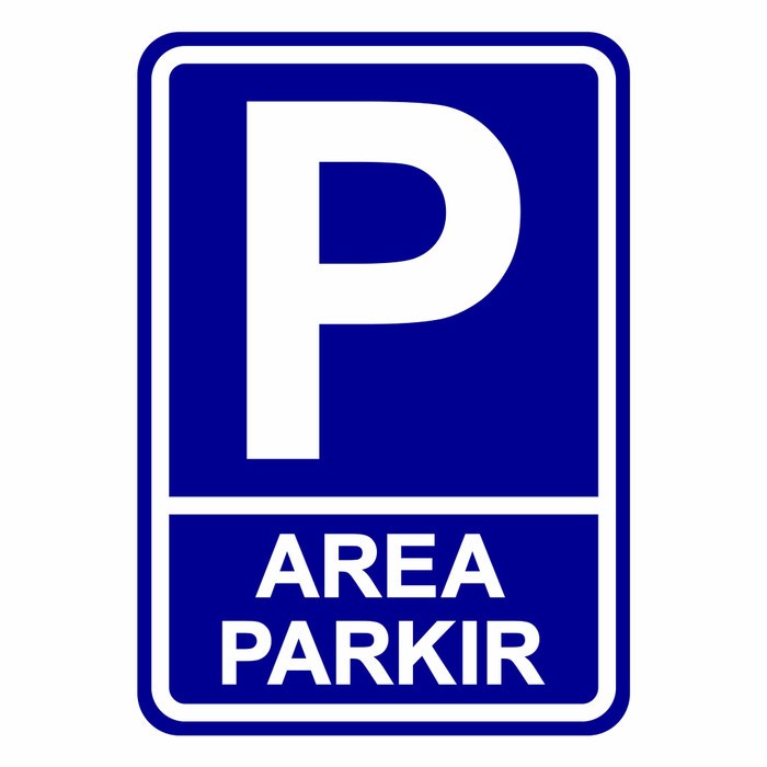 

[TopSeller] Rambu Plang Area Parkir 35cm x 50cm Alumunium Keren