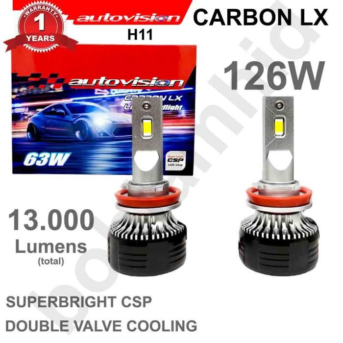 LAMPU LED NEW CRV GEN4 Autovision CARBON P2 11000Lumens 50W