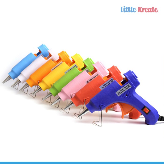 

Lem Tembak / Hot Melt Glue Gun / Lem Lilin / Refill Lem Warna - Bening