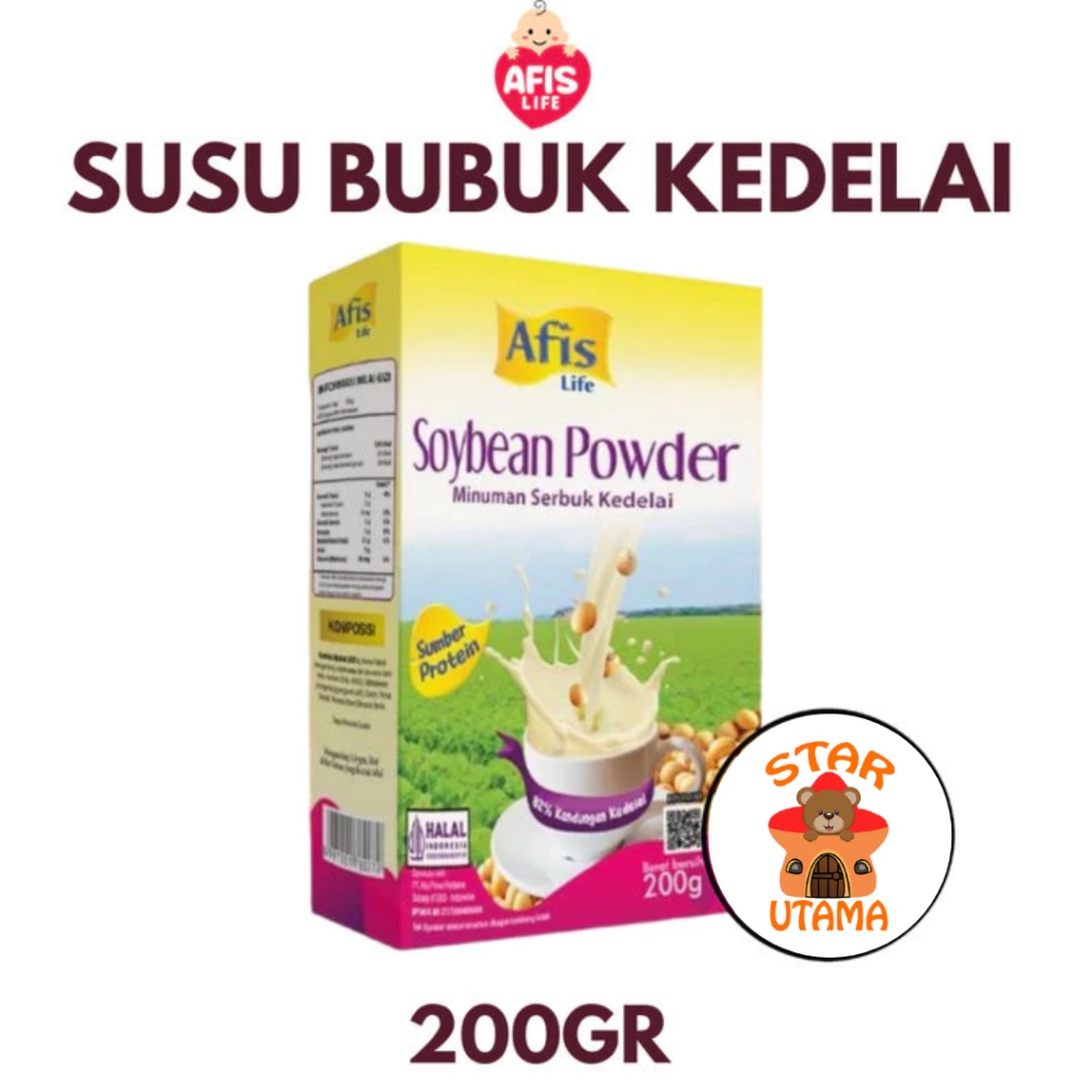 

AFIS Susu Bubuk Kedelai Natural Soybean Powder 200gr / Susu Kesehatan Keluarga / AFIS LIFE